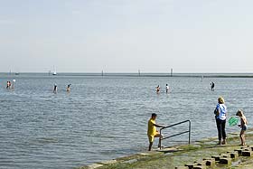 Der Strand in Harlesiel